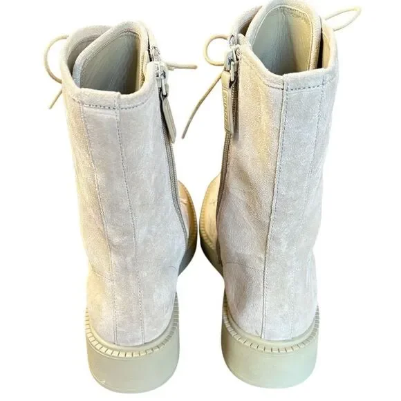 Vince Kady Lace Up Round Toe Boot In Doe NWOB Size 7 M